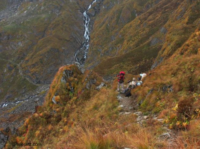 Walking towards Pandavsera meadow