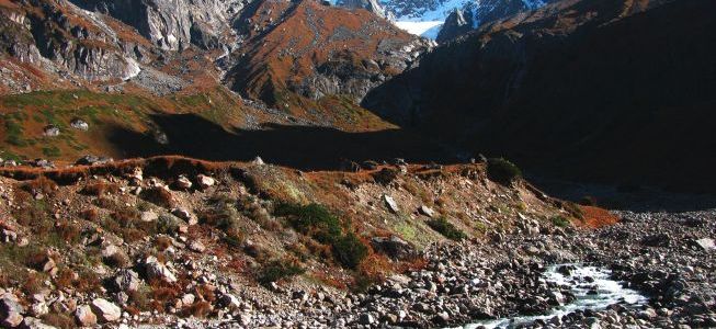 A morning view of Pandavsera meadow, Nandikund trek