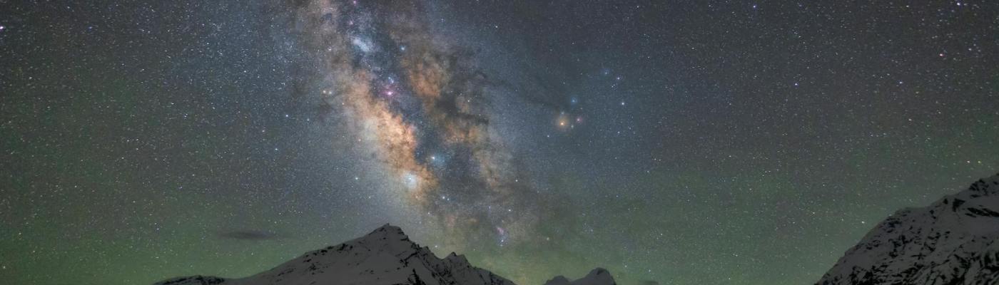 Astrophotopraphy of Milky way in ladakh India